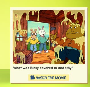 What was Binky covered in and why?