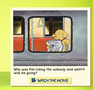 Why was Pal riding the subway and where was he going?